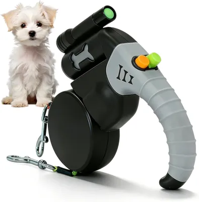Imagen del producto de Correa extensible para perros, correa doble para dos perros, 3 metros, ideal para paseos