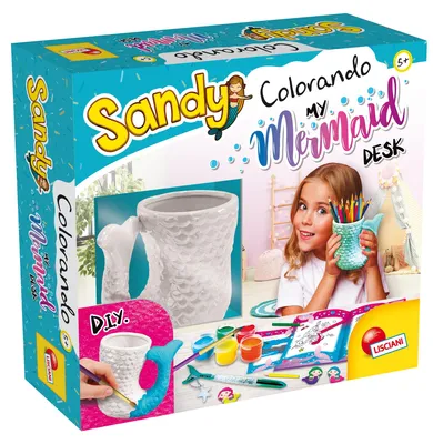 Productafbeelding van Lisciani - Sandy COLORANDO - Mijn zeemeermin bureau - Kinderwerkbank