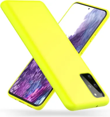 Produktbild von NALIA Neon Handy Hülle für Samsung Galaxy S20 Plus, Silikon Case Phone Cover Gelb