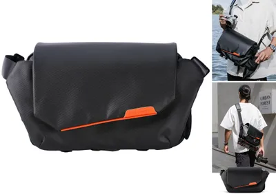 Zdjęcie produktu dla Torba Fotograficzna Foto Video K&F Sling Urban Wander 10L na Aparat Kamerę / KF13.213 / Czarny