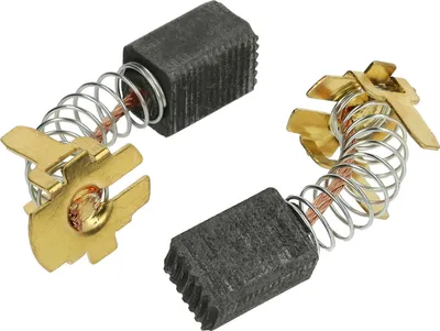 Produktbild von vhbw 2x Kohlebürste 10 x 7,5 x 6,6 mm kompatibel mit Hitachi WH18DSC Elektrowerkzeug + Feder