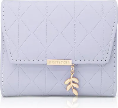 Immagine prodotto di Portafoglio da donna con tasca per monete e scomparti per carte, in viola chiaro