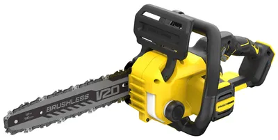 Produktbild von Stanley Fatmax, SFMCCS730B, Akku-Kettensäge 30cm Brushless, Beschneiden und Schneiden of Holz, ohne Akku und Ladegerät, V20 18V-System, sicher und ergonomisch, schwarz mit gelb