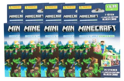 Produktbild von Minecraft 2 Wonderful World (2022) -Sammelsticker - 5 Blister