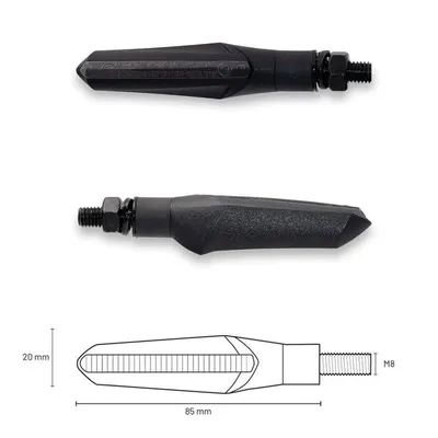 Produktbild von TAAC sequenzielle LED-Blinker mit rauchigem Glas