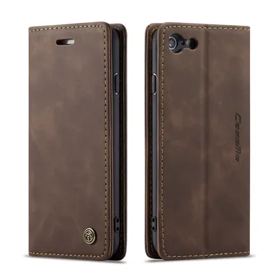 Obrázek produktu pro iPhone 6s Pouzdro, RetroPolyuretanKožené Pouzdro, Kapsy na Karty, Magnetické Uzavírání, Pouzdro s Funkcí Stojánku pro iPhone 6 / 6s Káva