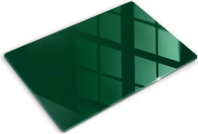 Produktbild von Glasschneideplatte - Herdabdeckplatte - 80x52 cm -Schneidebrett - Spritzschutz -Grüne Farbe