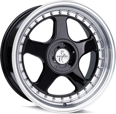 Image de 18 pouces KESKIN KT1 5x112/120 ET15 Jantes aluminium BLACK LIP POLISH