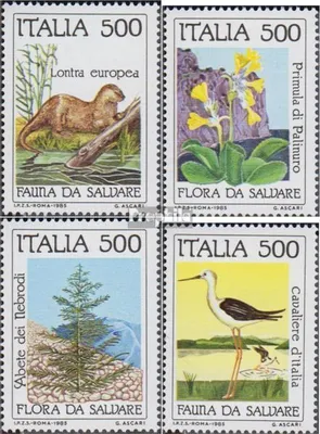 Produktbild von Briefmarken Italien 1985 Mi 1926-1929 (kompl.Ausg.) postfrisch Naturschutz