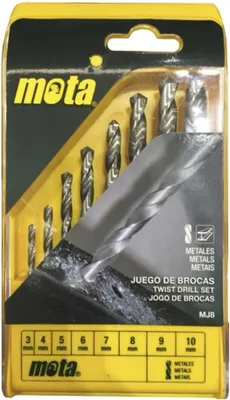 Image de Jeu de 8 mèches a.r. pour métal de 3mm à 10mm mj8