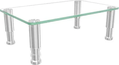 Produktbild von Helder Glas Monitor Verstelbare Desktop Stand für Flat Screen LCD LED TV Laptop und Xbox