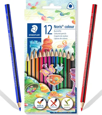 Produktbild von STAEDTLER Dreikant-Buntstift Noris colour 12er Kartonetui