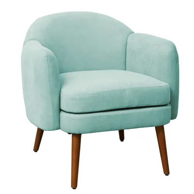 Produktbild von JOHAN Sessel Loungesessel Polstersessel Armlehnen gepolstert modern Grün-Blau