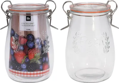 Produktbild von Koopman Glasgefäß mit Dichtung 725 ml
