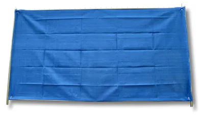 Produktbild von 1x Bauzaunnetz geöst 1,80 x 3,45 m 150 g/m² blau