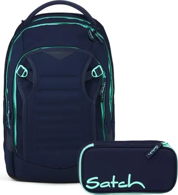 Produktbild von Satch, Schulrucksack-Set MATCH PLUS Ocean Mint 2-teilig, ab. 5. Klasse