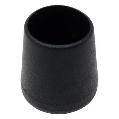 Zdjęcie produktu dla Adsamm® | 32 szt. nakładek na nogi krzeseł / Ø 20 mm / do okrągłych rur Ø 20–21 mm / czarne / okrągłe / ślizgacze meblowe do krzeseł z rur stalowych