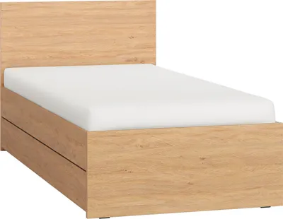 Produktbild von Einzelbett / Gästebett Averias 29, Farbe: Eiche - Liegefläche: 90 x 200 cm (B x L)