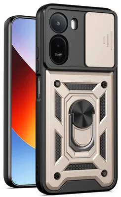 Zdjęcie produktu dla Techsuit etui z serii CamShield przesuwaną Xiaomi Redmi A7 Pro 4G - złote