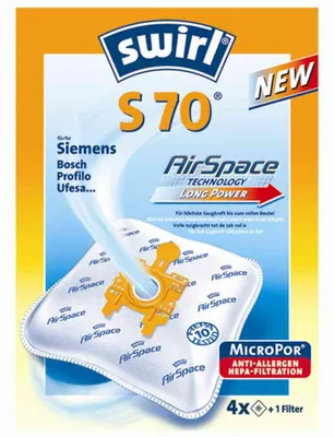 Produktbild von Swirl S 70 AirSpace, Siemens, Bosch, Ufesa, Profilo, 1 Stück