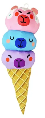 Produktbild von Capybara Eiscreme Kuscheltier XXL - ca. 120 cm