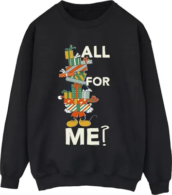 Produktbild von Disney - "Presents All For Me" Sweatshirt für Damen BI29340 (L) (Schwarz)
