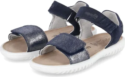 Produktbild von Superfit Mädchen Sandalen SPARKLE Blau Rauleder Textil Größe: 31