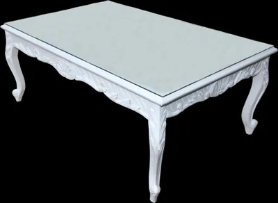 Obrázok produktu pre Casa Padrino Baroque konferenčný stolík biely 120 x 80 cm - Mod2