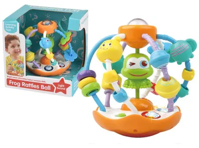 Produktbild von Interaktiver Frosch Ball Spielzeug Licht Musik