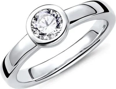 Produktbild von Verlobungsring aus 925er Sterlingsilber mit Stein VR0044