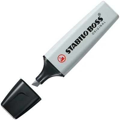 Immagine prodotto di 10x STABILO 70/194 evidenziatore BOSS ORIGINAL Grigio seta pastello