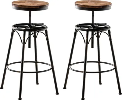 Produktbild von 2er Set Barhocker HLO-CP224  bronze
