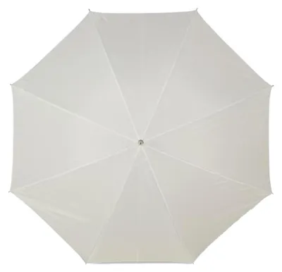 Produktbild von L-Merch - Holzgriff Automatisch Stockschirm LT5439 (84 cm x 104 cm) (Weiß)