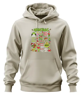 Produktbild von Grinchmas Grinch Squad Don't Be a Grinch Merry Christmas Hoodie Kapuzenpullover, Natur, XXL
