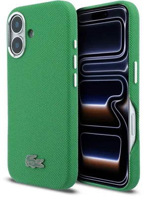 Immagine prodotto di Lacoste Cover posteriore per iPhone 16 MagSafe verde