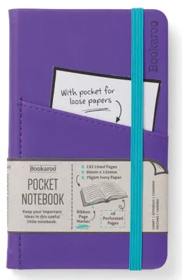 Obrázek produktu pro Bookaroo Kapesní zápisník A6, fialový