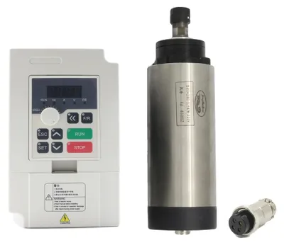 Obrázek produktu pro CNC vřetenový motor, výkon 1,5 kW, vzduchové chlazení, vřetenový měnič frekvence ADD, 220 V střídavých