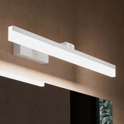 Produktbild von doporro LED Badezimmerleuchte Sandweiß 60cm - 14W Spiegellampe 6000K (Tageslichtweiß) - Stylische Wandleuchte für Badbeleuchtung Luxaris