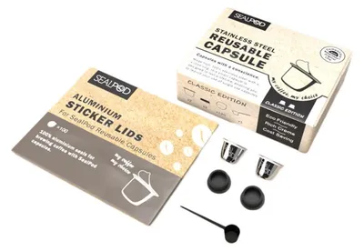 Obrázok produktu pre Opakovane použiteľné kapsule kompatibilné s Nespresso® Sealpod Classic Edition
