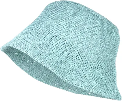 Produktbild von styleBREAKER Damen Papierstroh Sonnenhut | faltbarer Fischerhut | leichter Bucket Hat mit Schweißband | Sommerhut mit Krempe als Sonnenschutz für Outdoor Strand Freizeit