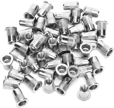 Image de lot de 50 écrous de rivetage aveugle en acier inoxydable M6 Accessoires de quincaillerie