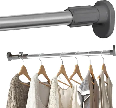 Imagen del producto de Barra de sujeción de acero inoxidable, ajustable, de 25,4 mm de diámetro, para baño y cocina