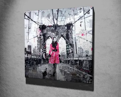 Productafbeelding van Wallity, KC339- VGA1423, Bunt, canvasprints, 45 x 45 cm, 100% canvas