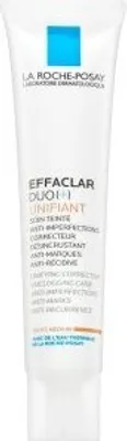 A white tube of La Roche-Posay Effaclar Duo+ Unifiant skincare product.