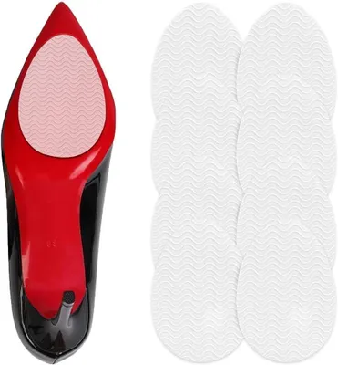 Imagen del producto de Plantillas antideslizantes, 8 unidades, autoadhesivas, de silicona, para zapatos planos