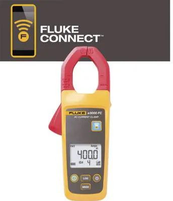 Produktbild von Fluke FLK-a3000 FC Stromzange Kalibriert nach DAkkS digital Datenlogger CAT III 600 V (4401588)