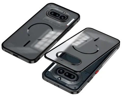 Produktbild von Metall Rahmen Hülle für Nothing Phone 4a Magnetisch Matt MagSafe Snap Verschluss
