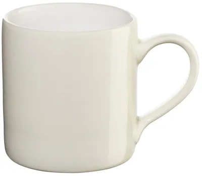 Produktbild von ASA Henkelbecher, sparkling white  d. 8 cm, h. 9 cm, 0,3 l.