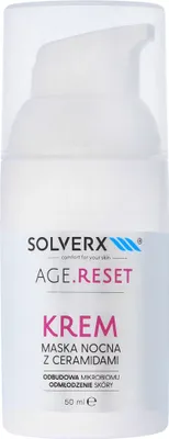Immagine prodotto di Solverx maschera crema notte anti-età con ceramidi, 50ml