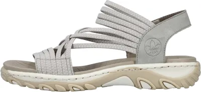 Produktbild von Rieker Trekkingsandalen - Mondgrau Kunstleder Größe: 41 Normal
